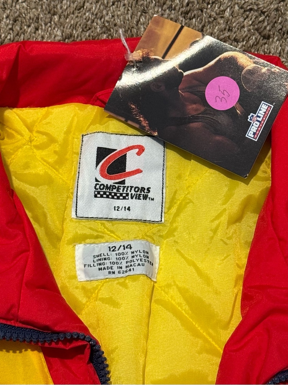 Kids Racing Puffer Jacket - Picture 7 of 8
